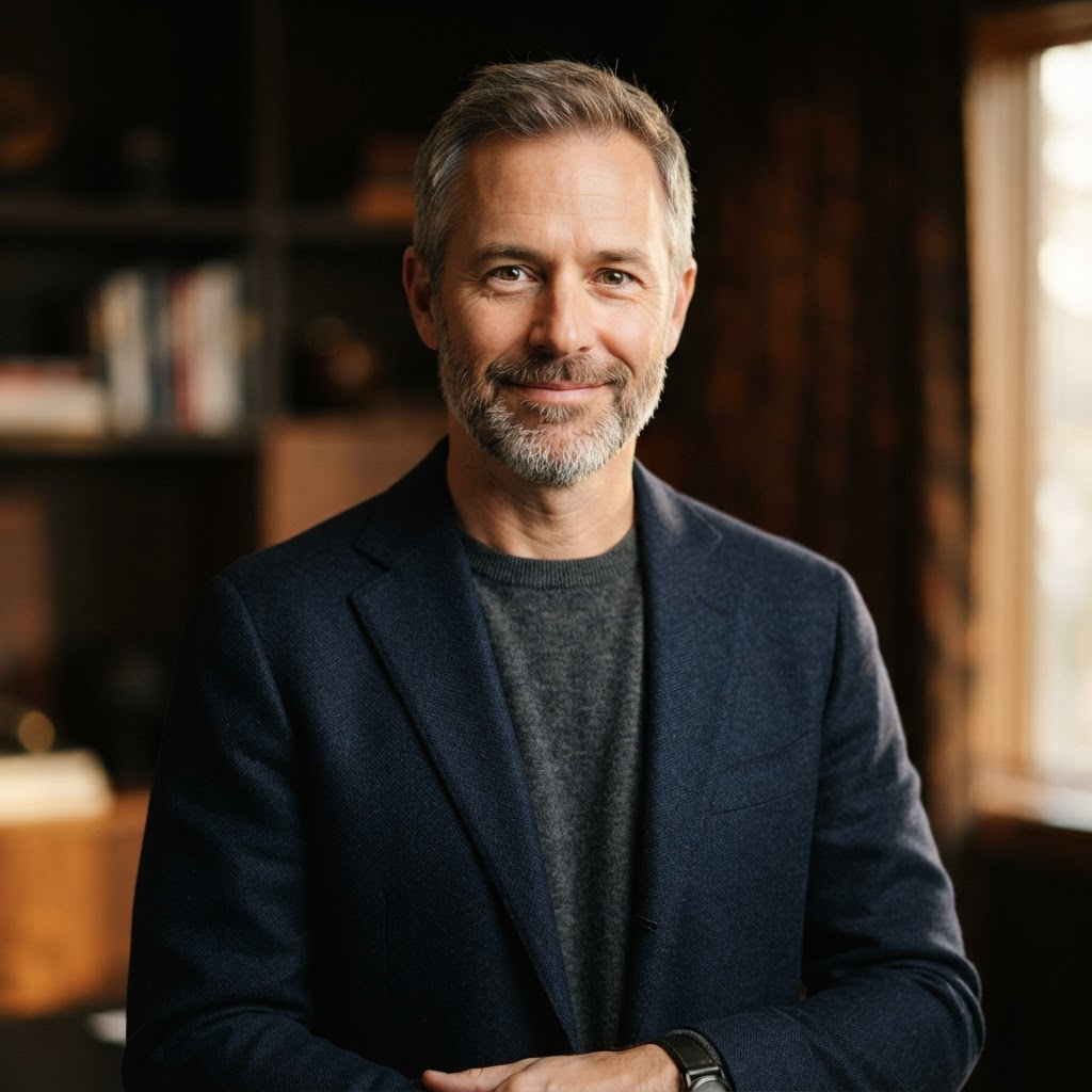 Portrait of David R.